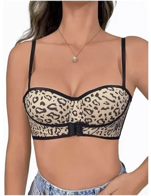 Brassiere strapless Femica media copa para mujer