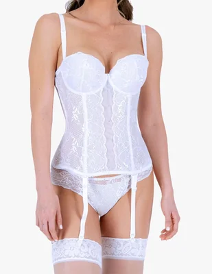 Corset Toda Epoca Lenceria estampado encaje