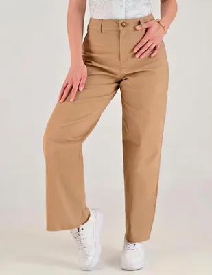 Jeans straight Supply corte cintura para mujer