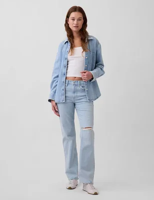 Jeans straight para mujer