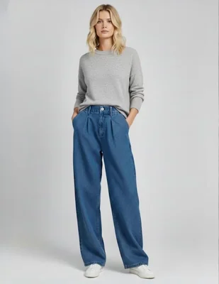 Jeans relaxed wide leg OBS Jeans para mujer