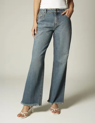 Jeans straight Studio F para mujer