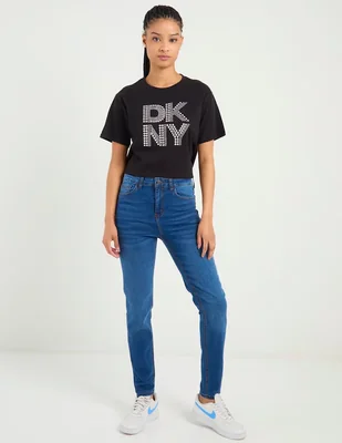 Jeans skinny media cintura Aéropostale para mujer