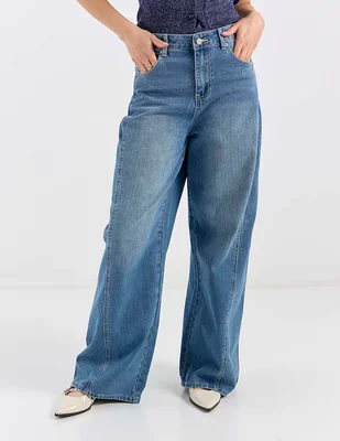 Jeans acampanado flare Kur.Kuma para mujer