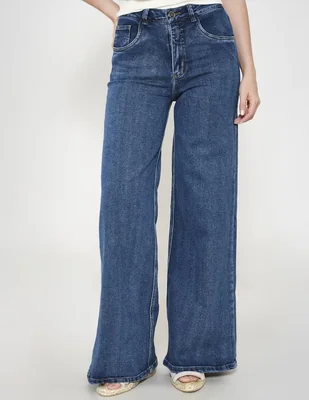 Jeans wide leg Padova para mujer