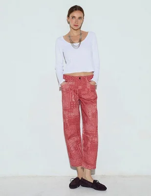 Jeans slim corte cintura Renatta&Go para mujer