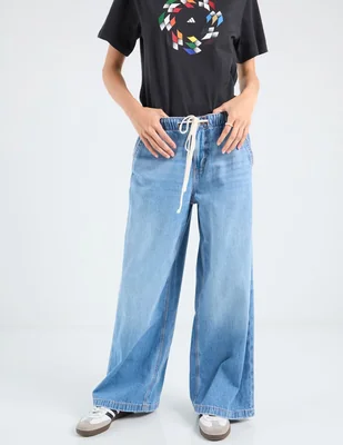 Jeans relaxed amplio american eagle para mujer