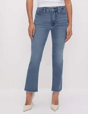 Jeans straight Good American para mujer