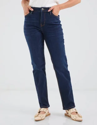 Jeans regular liz claiborne corte cintura para mujer