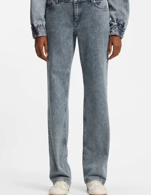 Jeans straight cintura Hugo Blue para mujer