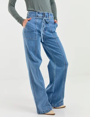 Jeans relaxed campana Kur.Kuma para mujer
