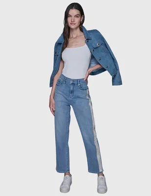 Jeans slim Karl Lagerfeld Paris corte cintura para mujer
