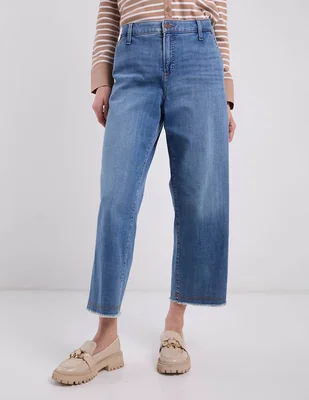 Jeans relaxed amplio cintura baja Chico's para mujer