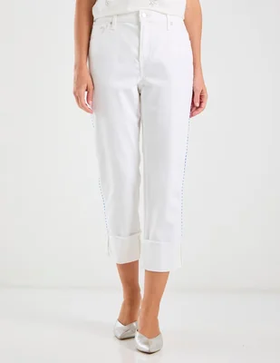 Jeans straight cintura baja Chico's para mujer