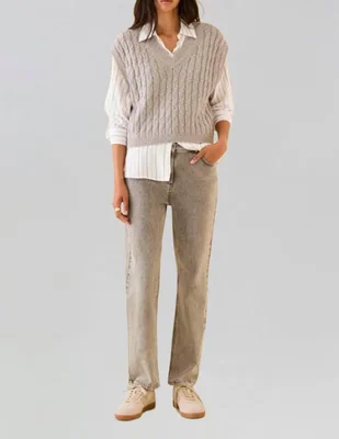 Jeans straight Pennyblack para mujer