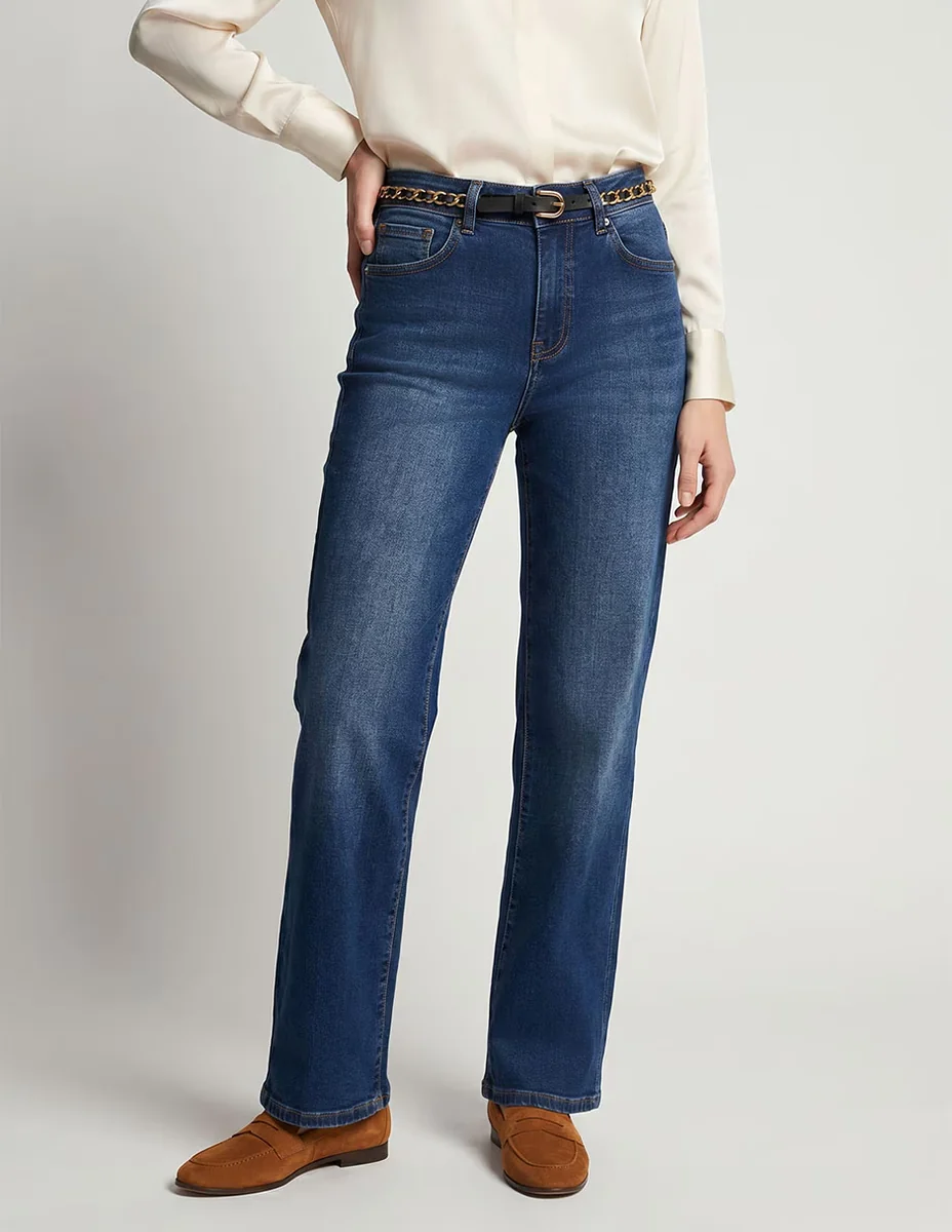 Jeans wide leg para mujer