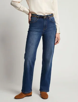 Jeans wide leg para mujer