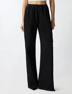 Jeans relaxed campana cintura alta Pinko para mujer