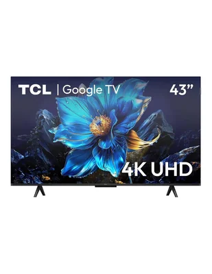 Pantalla smart tv tcl qled de 4k/uhd 43q6k con google tv