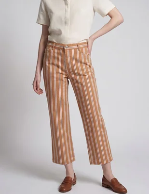 Jeans capri amplio Maison 123 para mujer