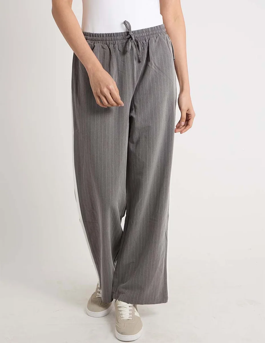 Pantalón relaxed coffee bean wide leg para mujer