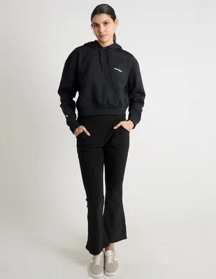 Pantalón flare Coffee Bean slim para mujer