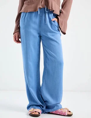 Pantalón Coffee Bean relaxed para mujer