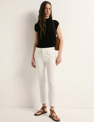 Pantalón capri Sfera recto para mujer