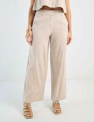 Pantalón Petite Studio amplio para mujer