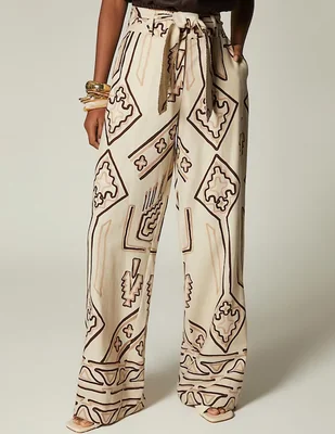 Pantalón relaxed Studio F amplio para mujer