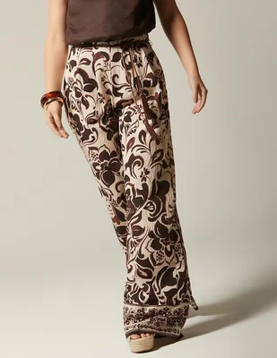 Pantalón relaxed Studio F amplio para mujer