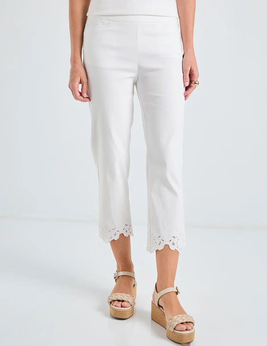 Pantalón capri chico's slim para mujer