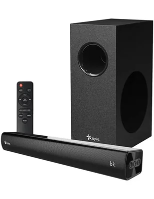 Barra de sonido Stylos STAB210B con subwoofer