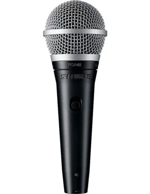 Micrófono Shure PGA48XLR 1 Canal negro