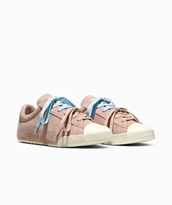Tenis Choclo Cafés Converse Chuck Lo para Mujer de Gamuza