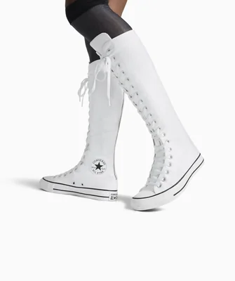 Tenis Converse Chuck Taylor XXHI Blancos en Bota de Lona para Mujer