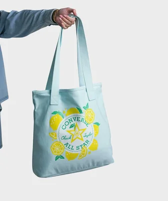 Bolsa Tote Converse Graphic Canvas Azul Claro Unisex