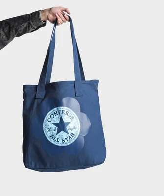 Bolsa Tote Converse Graphic Canvas Azul Marino Unisex