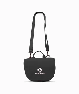 Bolsa Bandolera Converse Star Chevron Negro Unisex