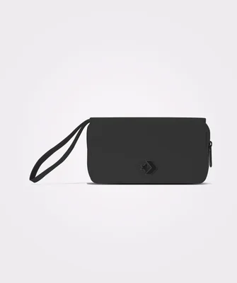 Cartera Larga Converse con logotipo Star Chevron Negra para Mujer