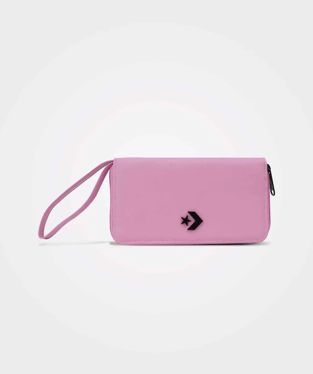 Cartera Larga Converse con logotipo Star Chevron Rosa para Mujer