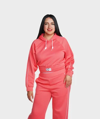 Sudadera Converse Knock Out Salmón para Mujer