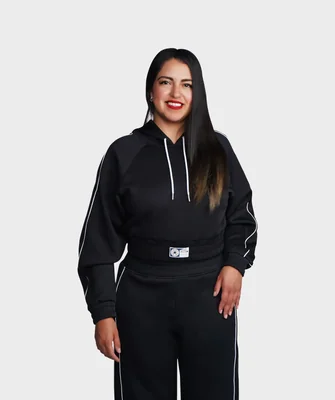 Sudadera Converse Knock Out Negra para Mujer