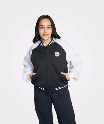 Chamarra Converse Retro Negra para Mujer