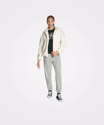 Chamarra Converse Sherpa (afelpada) Beige para Mujer