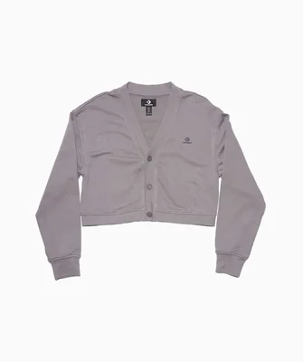 Cardigan Converse Retro Gris para Mujer