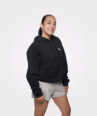 Hoodie Converse All Star Negra para Mujer