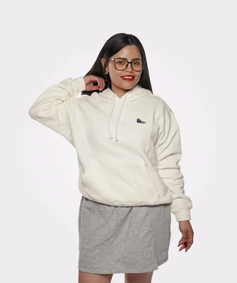 Hoodie Converse All Star Beige para Mujer