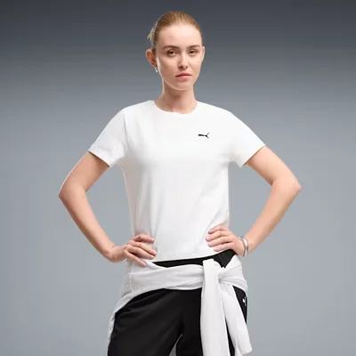 Playera semi-ajustada Essentials para mujer