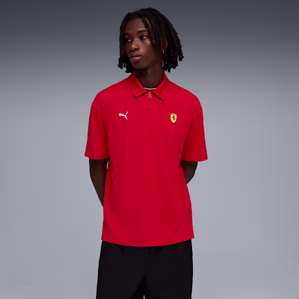 Playera polo Scuderia Ferrari CLOUDSPUN para hombre